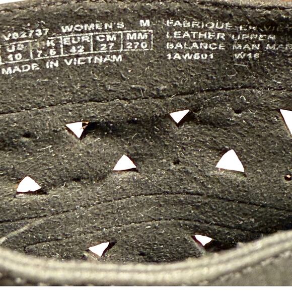 Rockport Total Motion Kalila Women's 10 Black Nubuck Booties Kitten Heel Cut Out - Picture 15 of 15